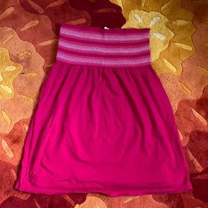 Pink Old Navy beach cover-up tube dress